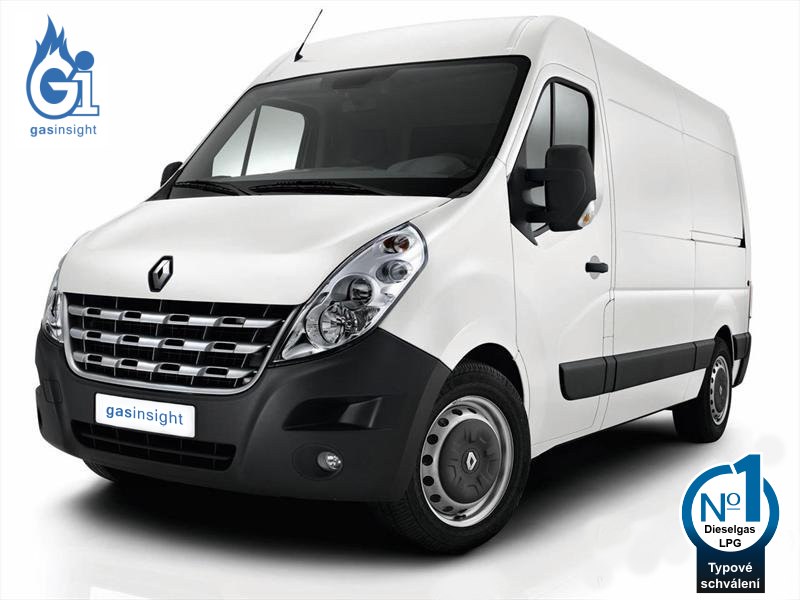 Renault Master nafta+lpg